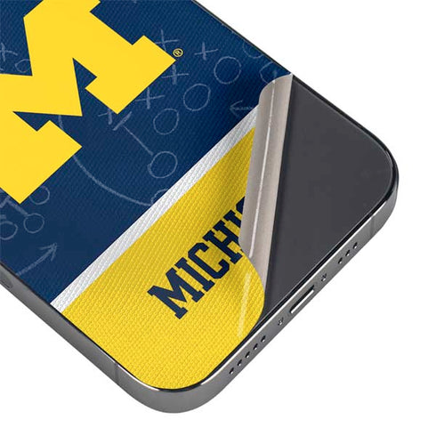 University of Michigan Jersey Split iPhone 14 Pro Skin